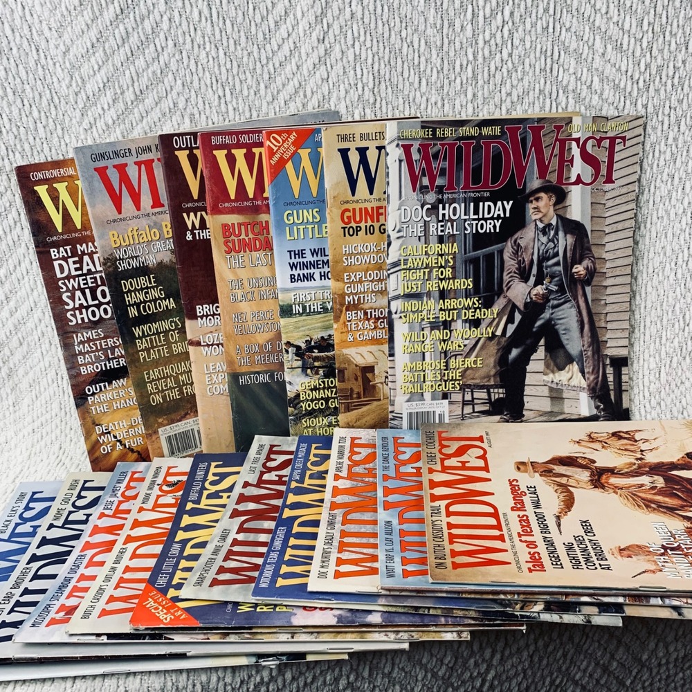 Wild West Magazine Lot 17 History‎ American Frontier Outlaws Lawmen Mixed 96-01